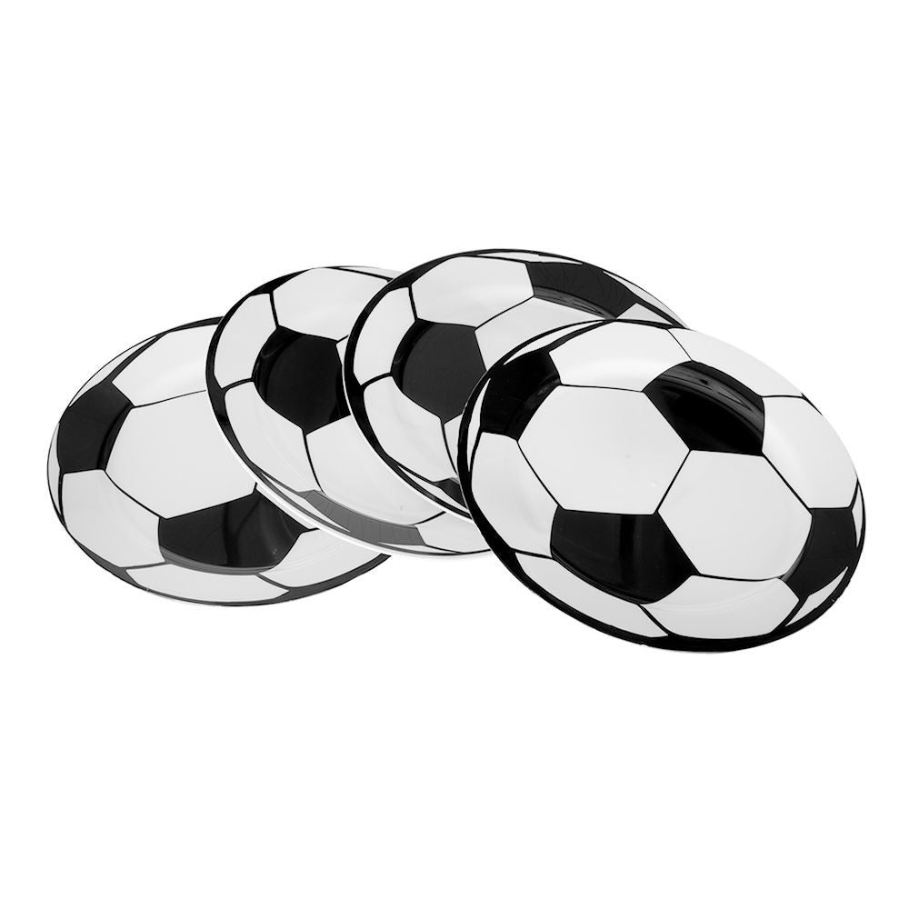 Juego de 4 platos de plástico medianos FUT007