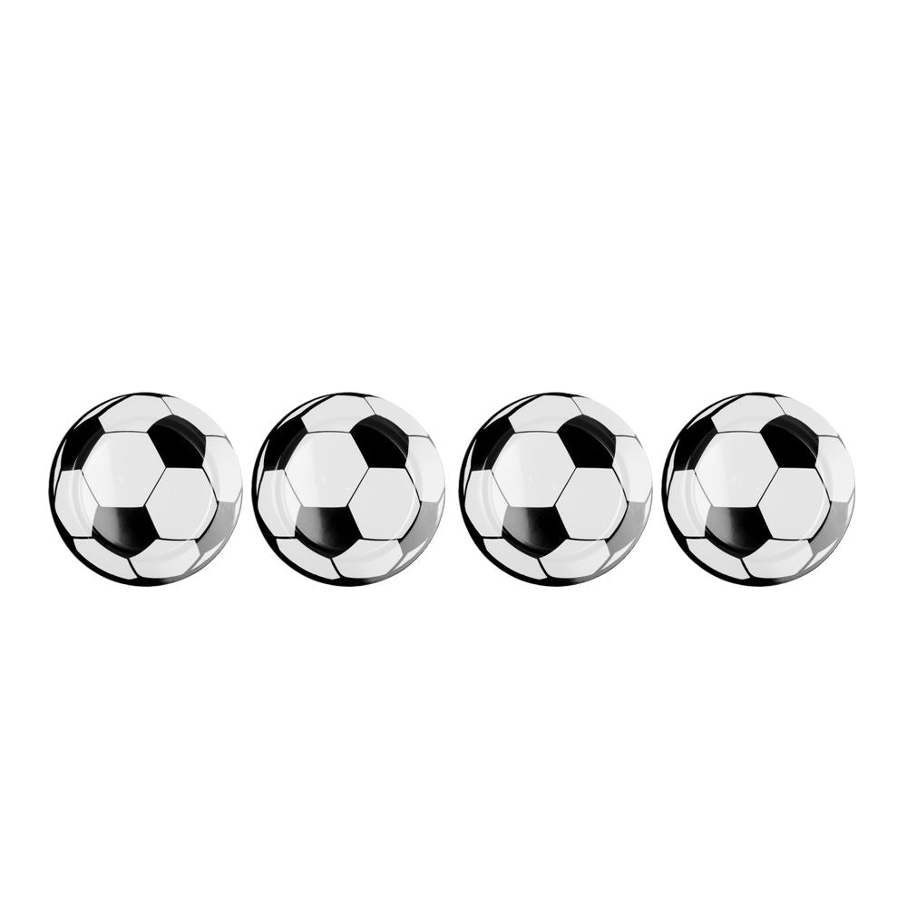 Juego de 4 platos de plástico grandes FUT008