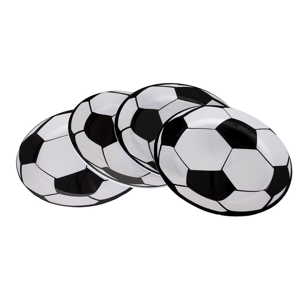 Juego de 4 platos de plástico grandes FUT008