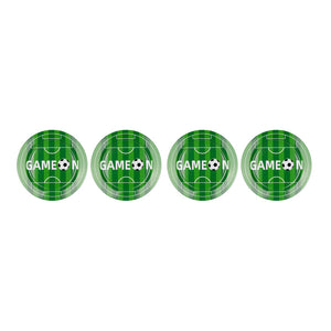 Juego de 4 platos grandes de plástico verdes FUT009 Good & Good