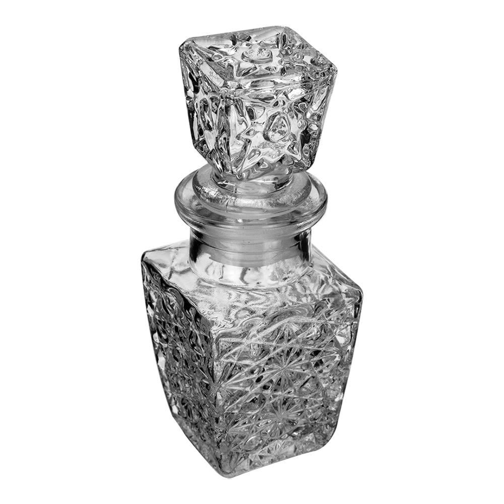 Licorera de vidrio Diamante nano labrada 60 ml 0135 Vittori