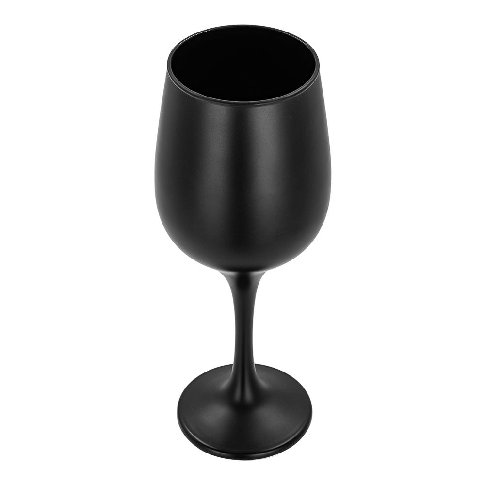 Copa de vidrio multiusos 400 ml negro mate Fame 1594D Lav