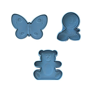 Moldes para galletas HUT Simple Kitchen 3 piezas