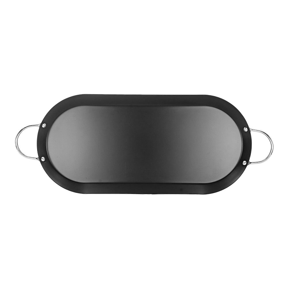 Comal Ovalado de acero al carbón con antiadherente 52 cm 042-701-044 Travessa