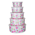Juego de melamina 5 piezas mixing flores 003-078 Travessa