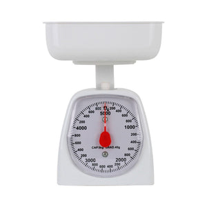 Báscula mecánica de plástico 5 kg 020-001-064 Travessa