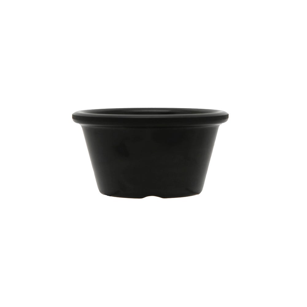 Ramekin de melamina negra 100 ml 004-017-125 Travessa