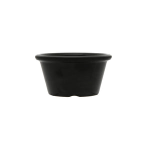 Ramekin de melamina negra 100 ml 004-017-125 Travessa