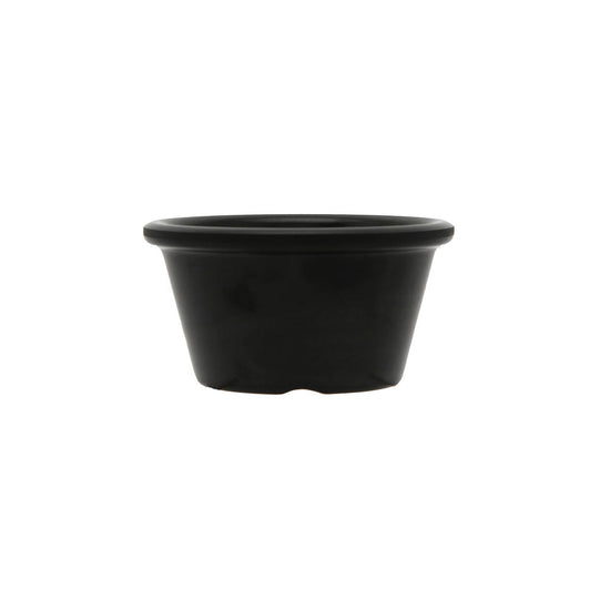 Ramekin de melamina negra 100 ml 004-017-125 Travessa