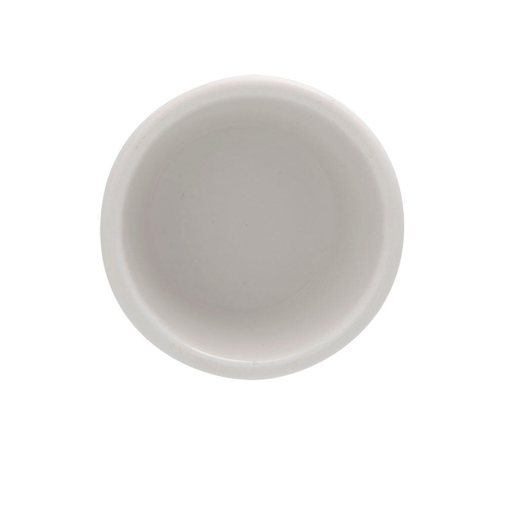 Ramekin de melamina blanca rayado 125 ml 004-009-127 Travessa