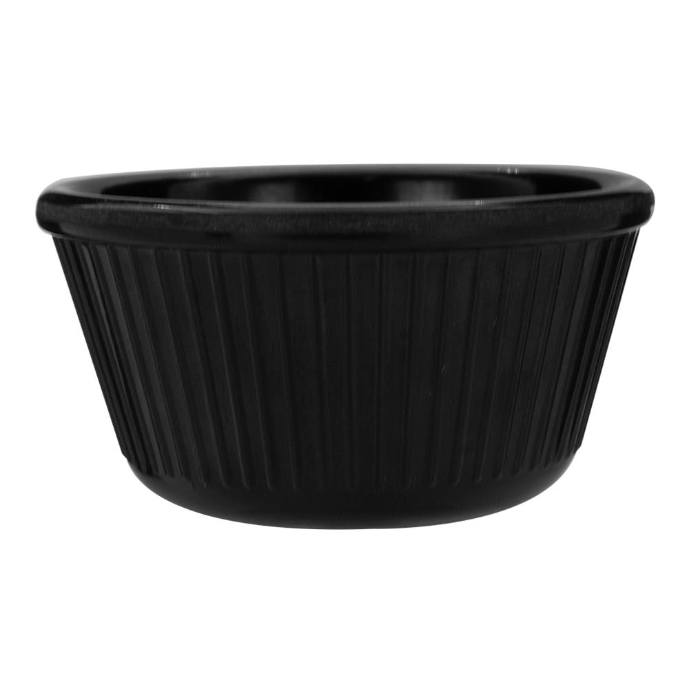 Ramekin melamina 125 ml negro rayado 105-015-127 Travessa