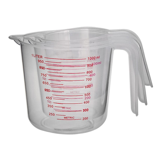 Juego de 3 tazas medidoras plástico 020-001-046 Travessa