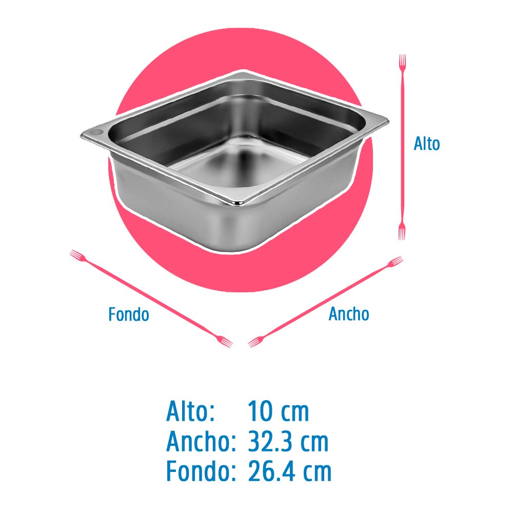 Inserto de acero inoxidable 4.400 litros NSF 058-101-026 Travessa