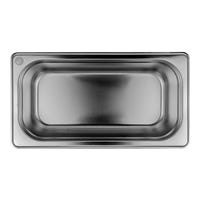 Inserto de acero inoxidable 2.640 litros NSF 058-101-029 Travessa