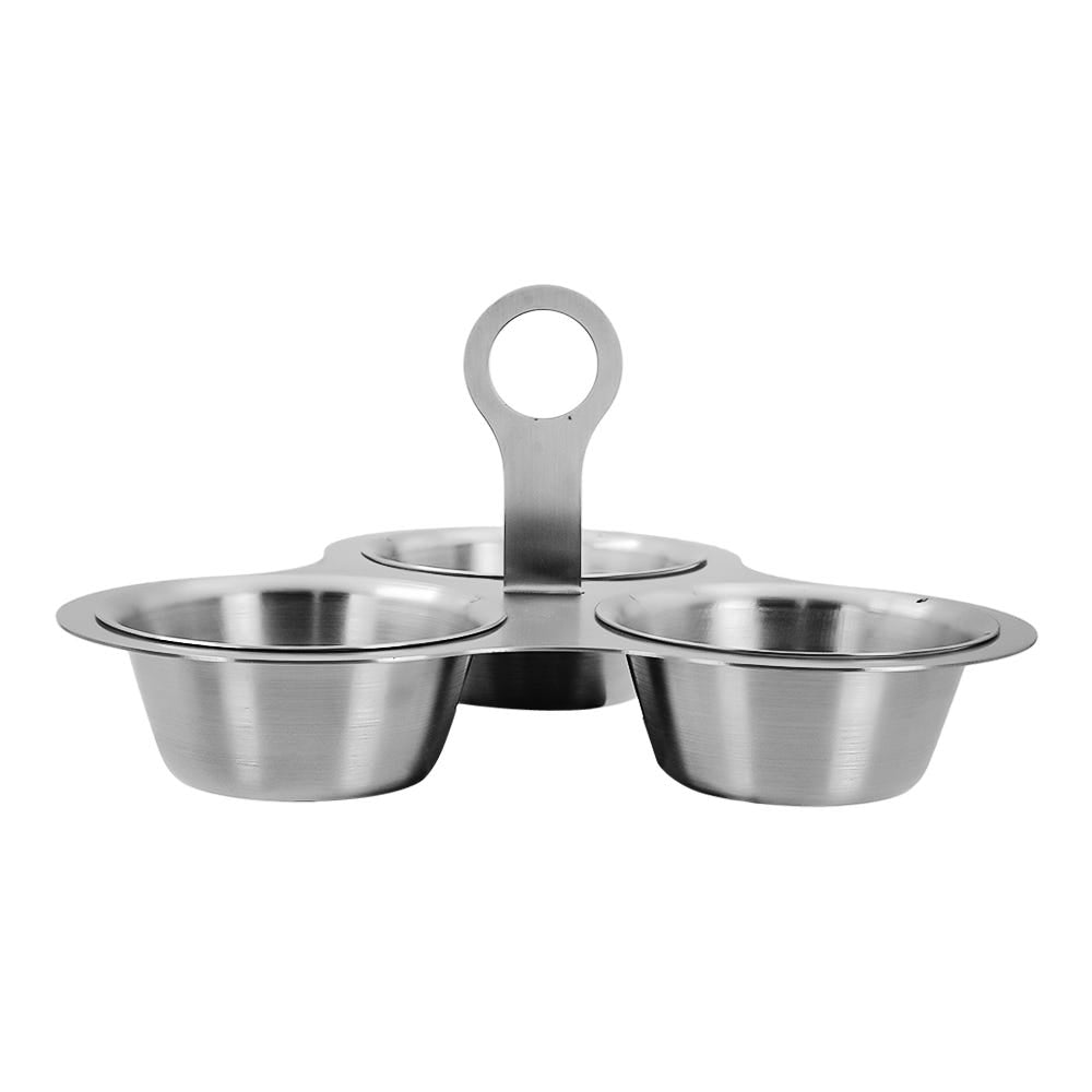 Salsera triple de acero inoxidable 13.2 cm S2500021 Möven – vista 3