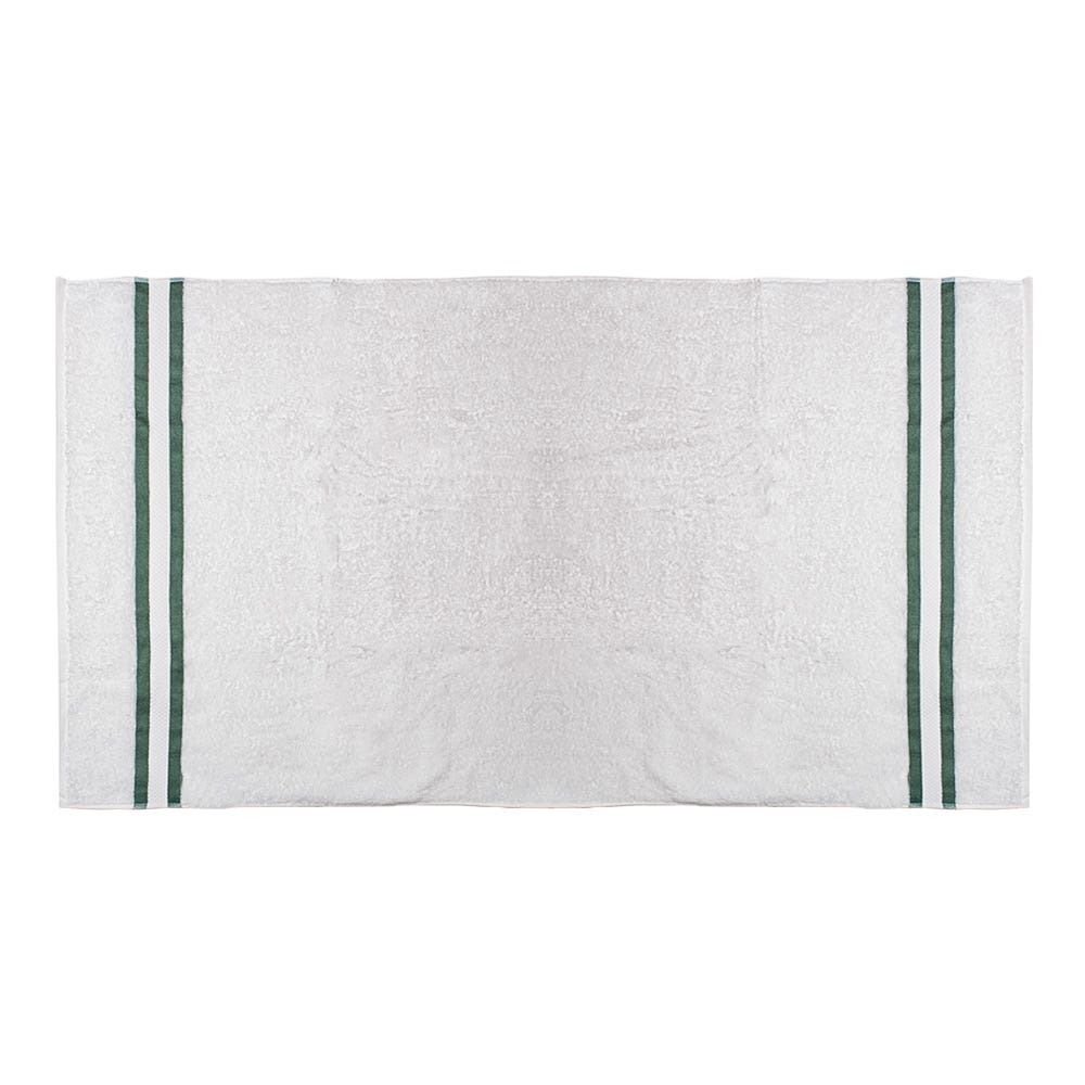 Paquete de 3 toallas de baño 100% algodón 70 x 137 cm Bursa verde