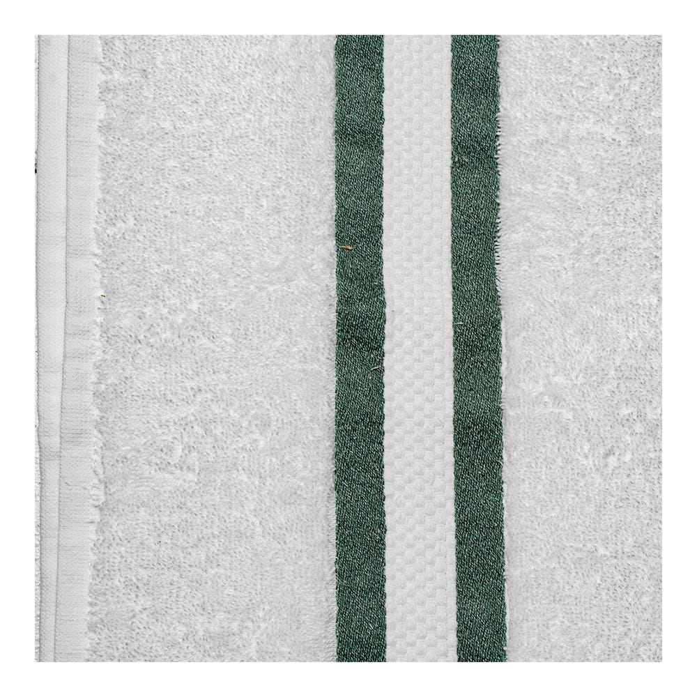 Paquete de 3 toallas de baño 100% algodón 70 x 137 cm Bursa verde