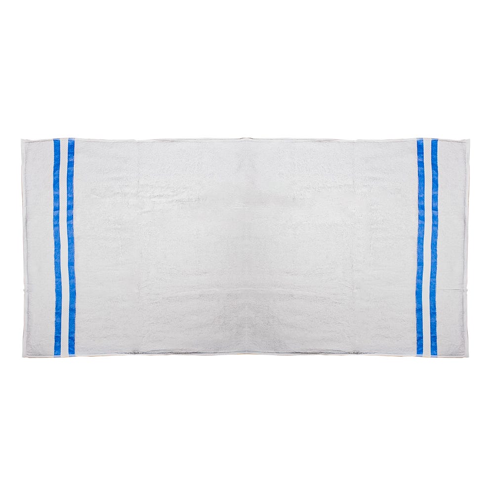 Paquete de 3 toallas de baño 100% algodón 70 x 139 cm Bursa azul