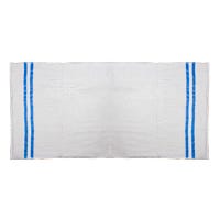 Paquete de 3 toallas de baño 100% algodón 70 x 139 cm Bursa azul