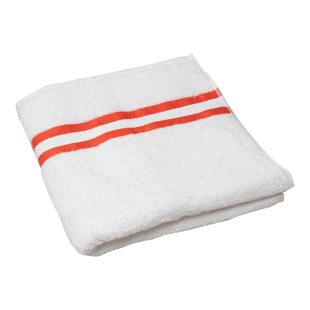 Paquete de 3 toallas de baño 100% algodón 70 x 137 cm Bursa naranja