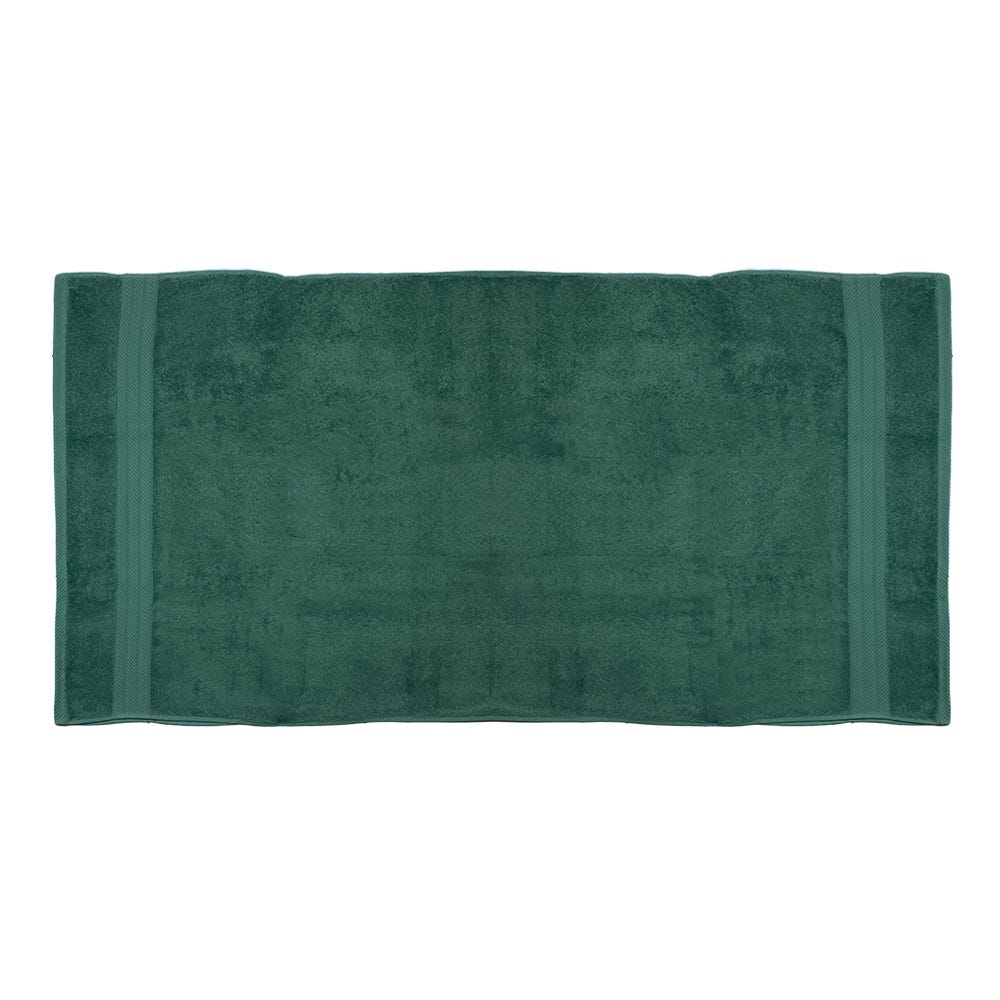 Paquete de 3 toallas de baño 100% algodón 70 x 142 cm Nicea verde