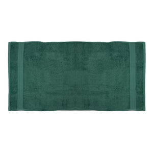 Paquete de 3 toallas de baño 100% algodón 70 x 142 cm Nicea verde