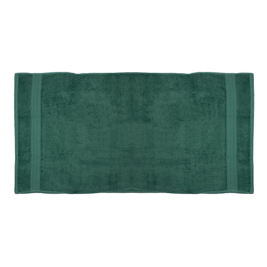Paquete de 3 toallas de baño 100% algodón 70 x 142 cm Nicea verde
