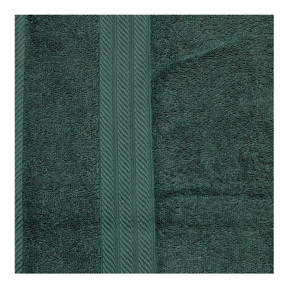 Paquete de 3 toallas de baño 100% algodón 70 x 142 cm Nicea verde