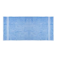 Paquete de 3 toallas de baño 100% algodón 69 x 138 cm Nicea azul