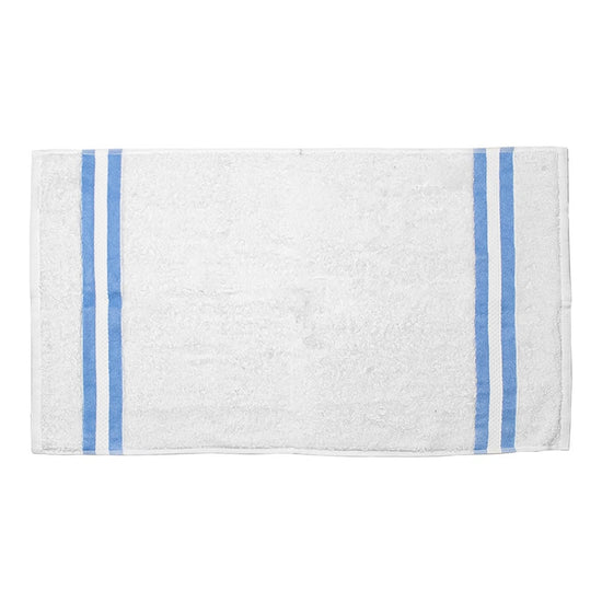 Paquete de 5 toallas para manos 100% algodón 42 x 72 cm Incaya azul