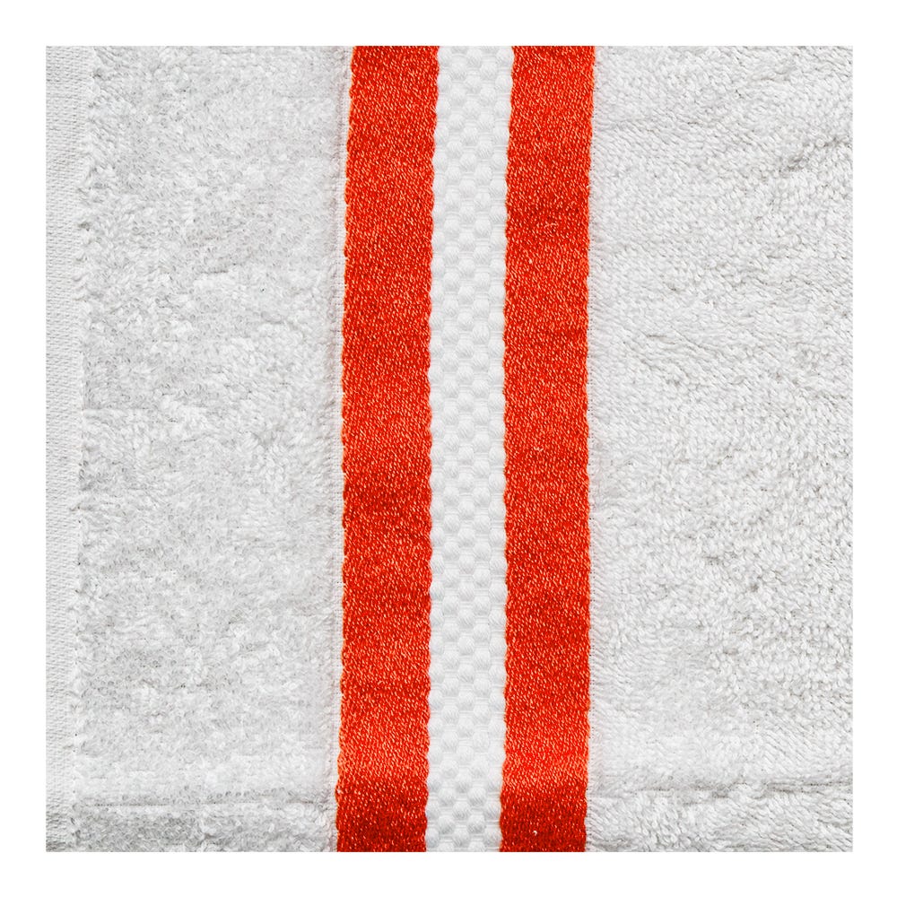 Paquete de 5 toallas para manos 100% algodón 42 x 72 cm Incaya naranja