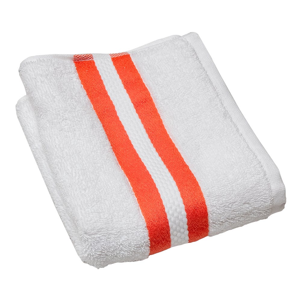 Paquete de 5 toallas para manos 100% algodón 42 x 72 cm Incaya naranja