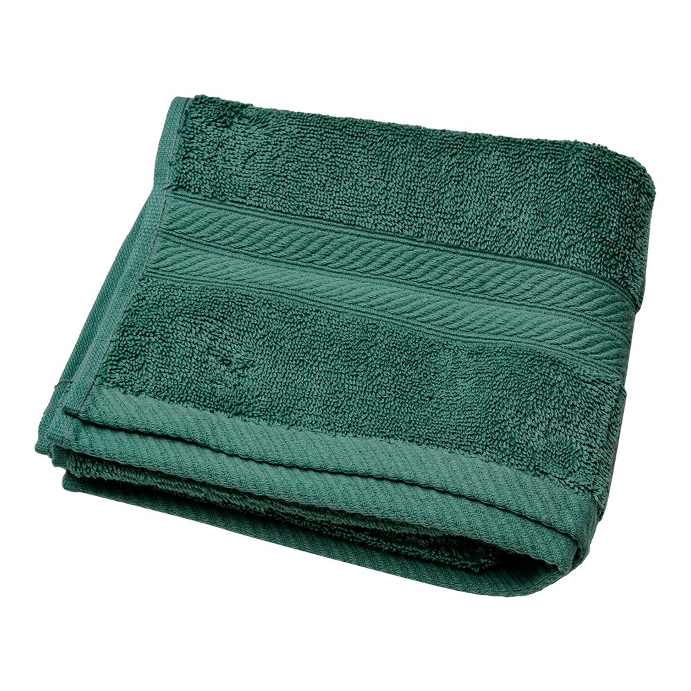 Paquete de 5 toallas para manos 100% algodón 42 x 74 cm Ulku verde