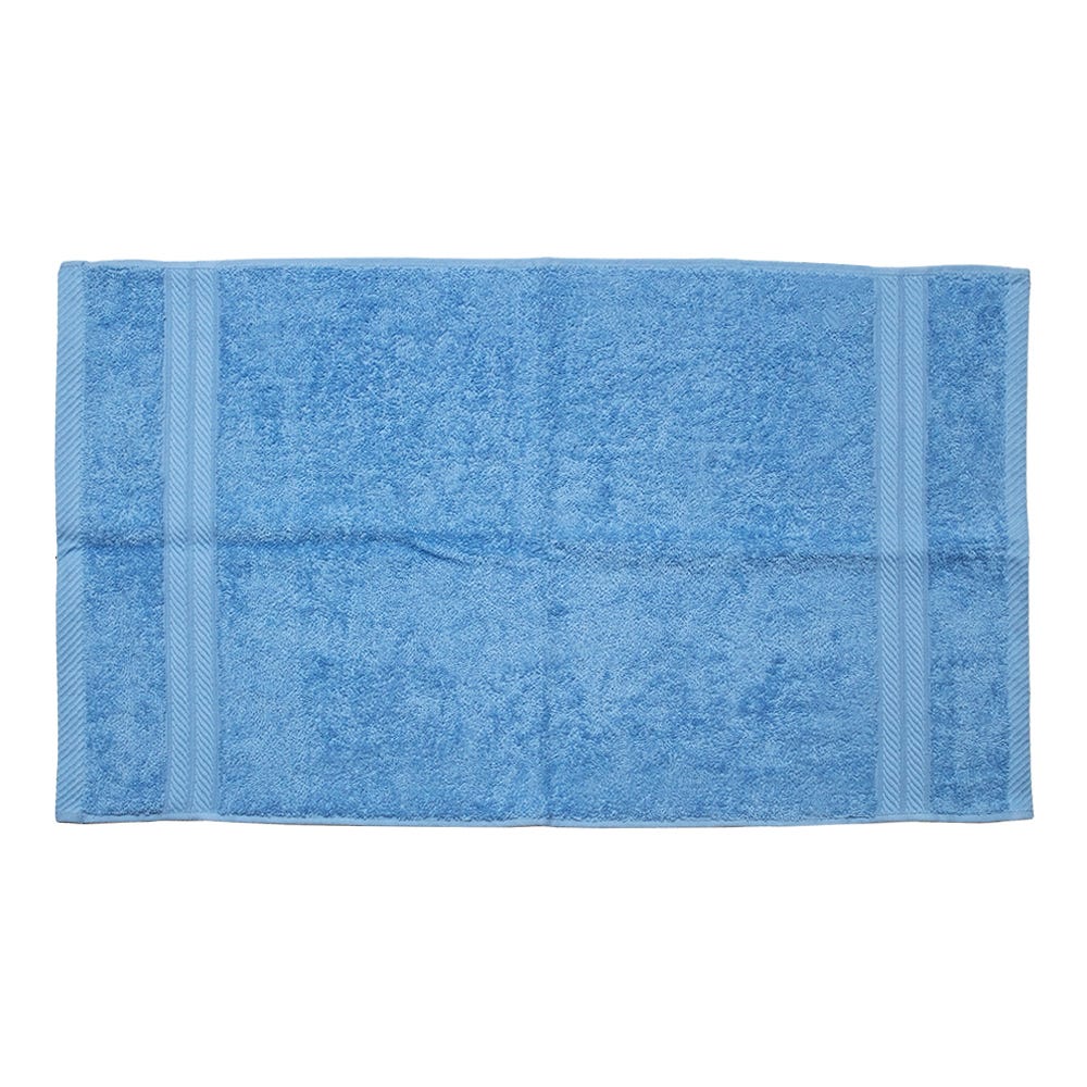 Paquete de 5 toallas para manos 100% algodón 42 x 74 cm Ulku azul