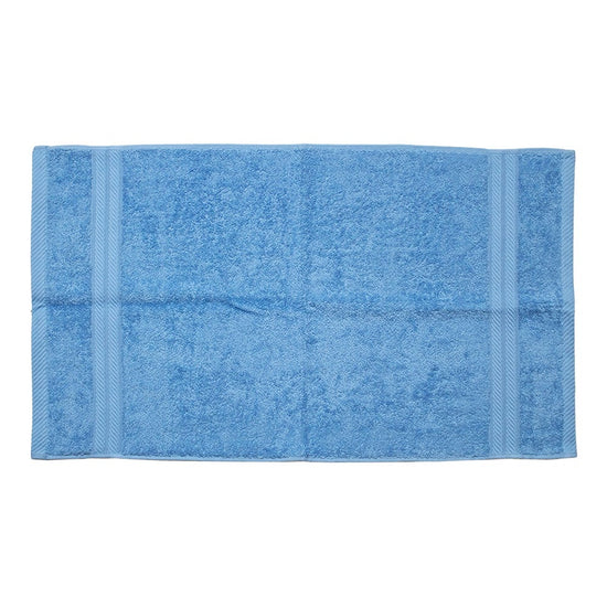 Paquete de 5 toallas para manos 100% algodón 42 x 74 cm Ulku azul