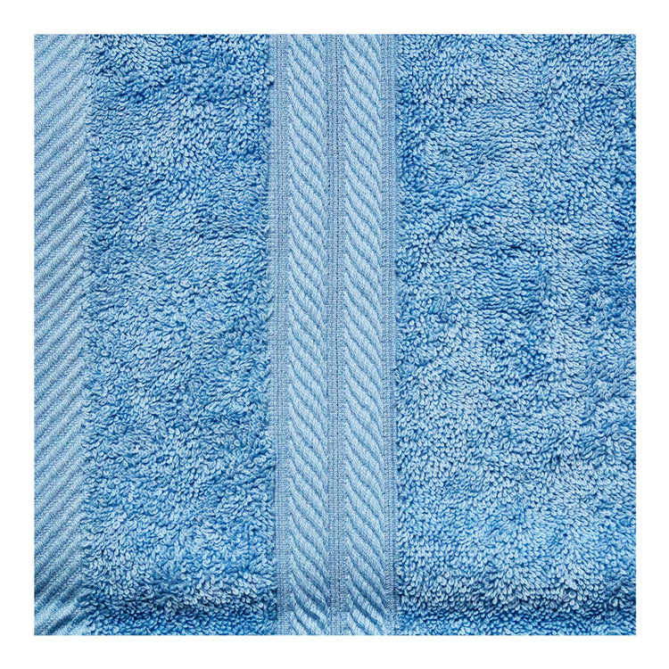 Toalla para manos 100% algodón 42 x 74 cm Nicea azul Harper & Eve