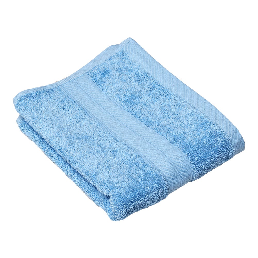 Paquete de 5 toallas para manos 100% algodón 42 x 74 cm Ulku azul