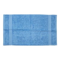 Paquete de 5 toallas para manos 100% algodón 42 x 74 cm Ulku azul