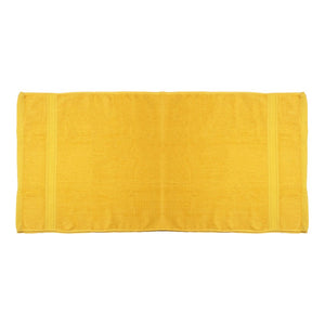 Paquete de 3 toallas de baño 80% algodón 68 x 134 cm Koza amarilla