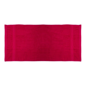 Paquete de 3 toallas de baño 80% algodón 68 x 140 cm Koza rosa