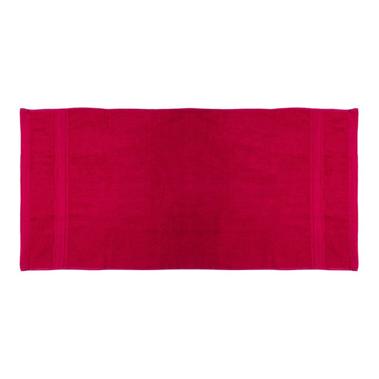 Paquete de 3 toallas de baño 80% algodón 68 x 140 cm Koza rosa