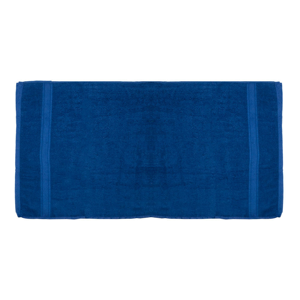 Toalla de baño 80% algodón 132 x 70 cm Koza azul rey Harper & Eve