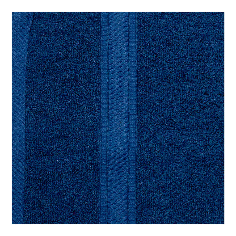 Toalla de baño 80% algodón 132 x 70 cm Koza azul rey Harper & Eve