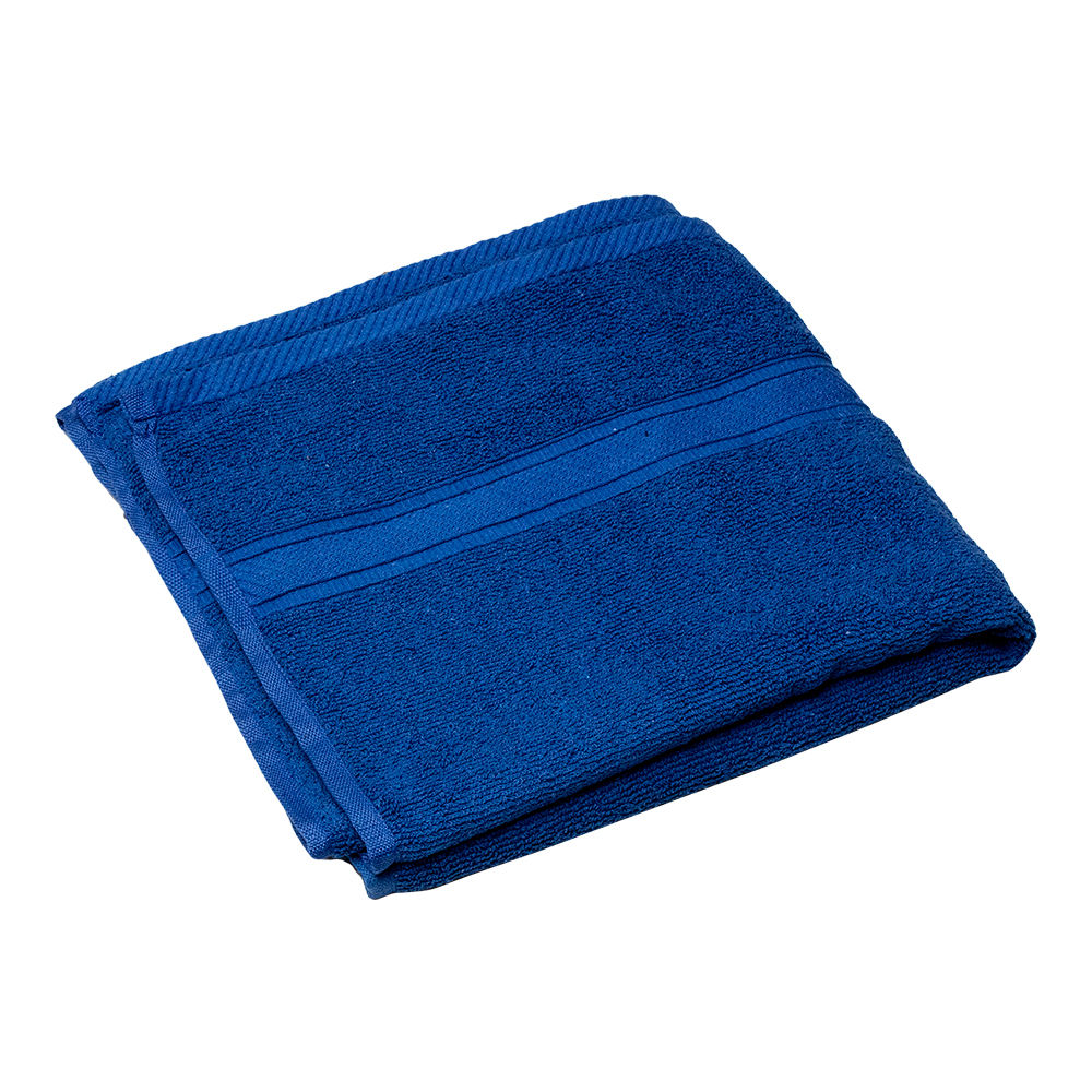 Toalla de baño 80% algodón 132 x 70 cm Koza azul rey Harper & Eve