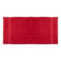 Paquete de 3 toallas de baño 80% algodón 68 x 133 cm Koza rojo