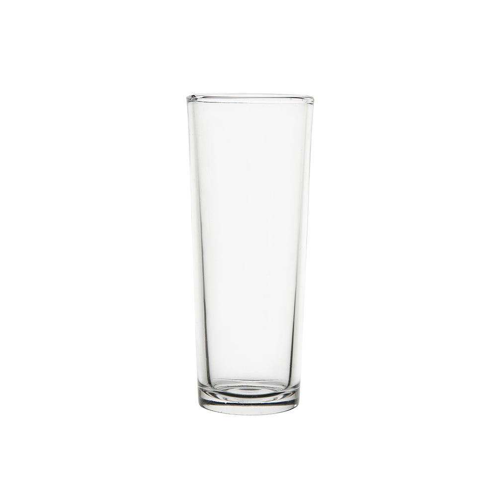 Caja con 24 piezas Vaso tubo de vidrio 300 ml Vasik