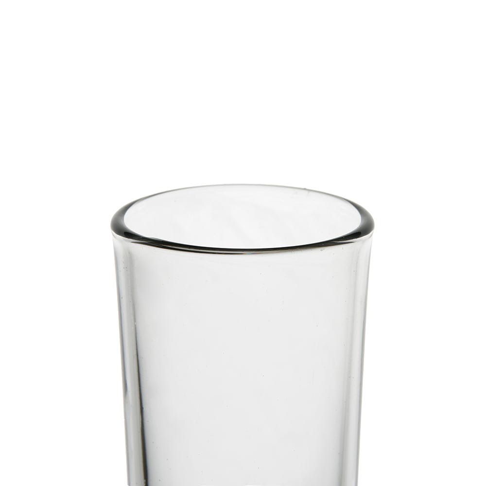 Caja con 24 piezas Vaso tubo de vidrio 300 ml Vasik
