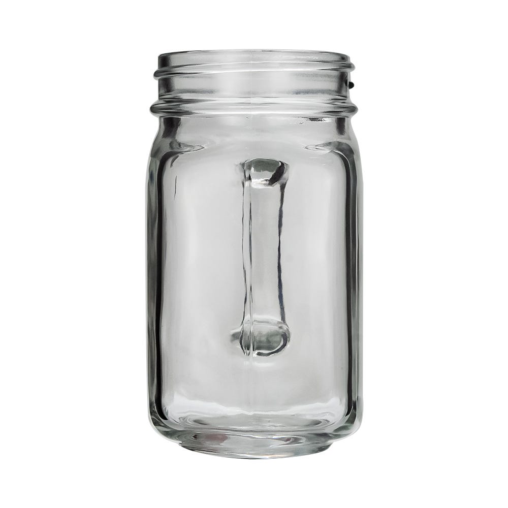Tarro drinking vidrio 420 ml V338390 Glassia