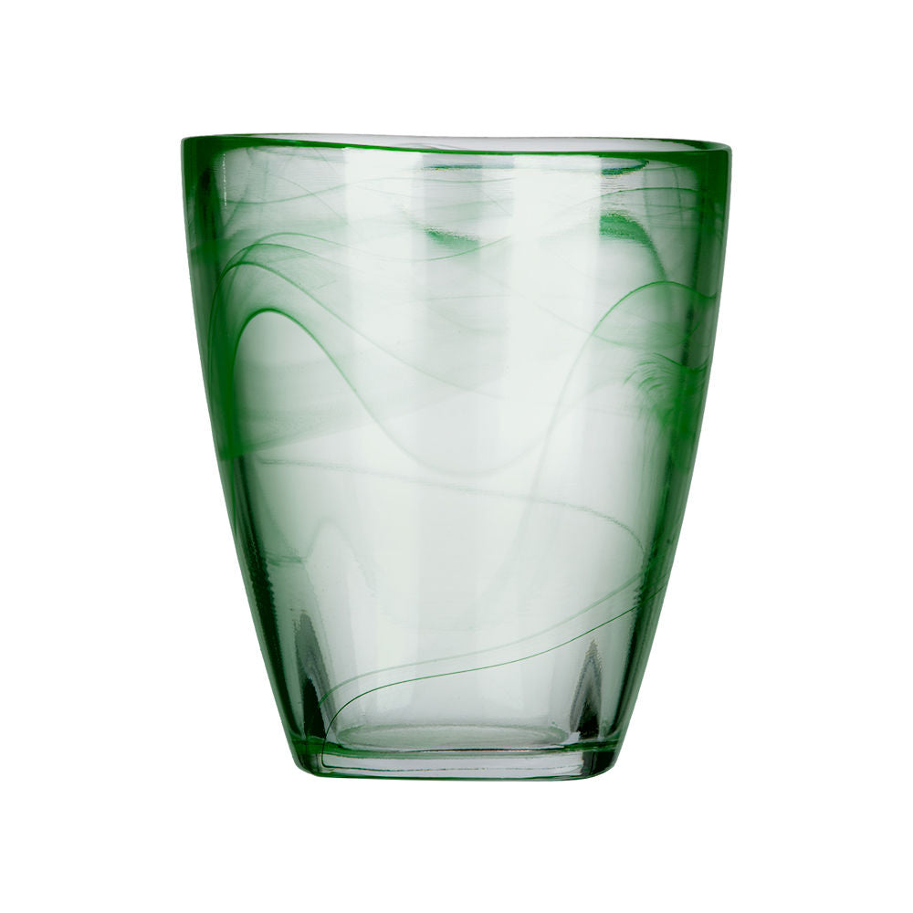 Vaso de vidrio 400 ml Velo verde LB V557290 Glassia
