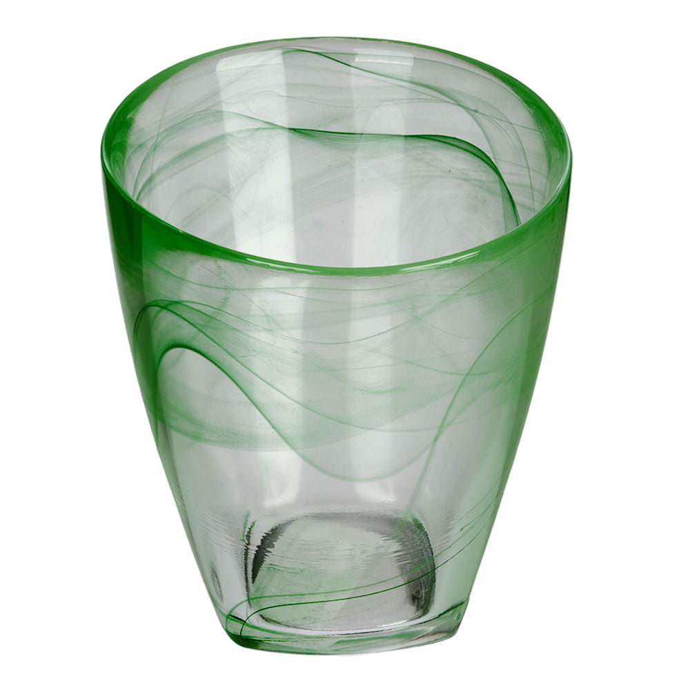 Vaso de vidrio 400 ml Velo verde LB V557290 Glassia
